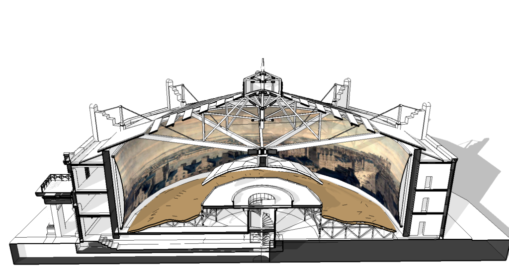 generic panorama section 3D model made by Laurent Lescop