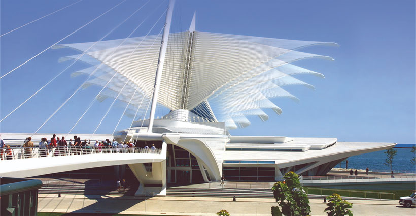 The Burke Brise Soleil Flapping at MAM